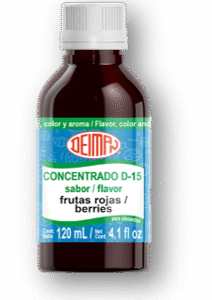 CONCENTRADO DE FRUTOS ROJOS 120 ML.