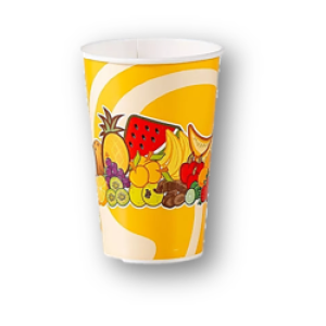 VASO ENCERADO AGUAS FRESCAS 16 OZ