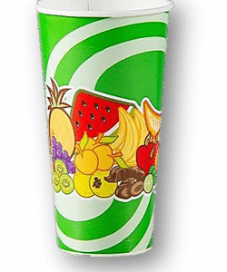 VASO ENCERADO AGUAS FRESCAS 32 OZ
