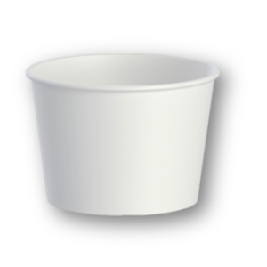 ENVASE DE PAPEL BLANCO 12 OZ